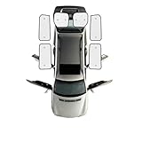 ZSHYTWE Auto Sonnenschutz Auto Anti-UV-Visier Für Ford Für Transit Für Custom 2012-2021 Sonnenschirme Windschutzscheibe Sonnenschutz Blindabdeckung Innenteile Autovorhänge(Rear Sunshades)