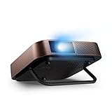 Viewsonic M2 Portabler LED Beamer (Full-HD, 1.200 Lumen, Rec. 709, HDMI, USB, USB-C, WLAN Konnektivität, Bluetooth, SD-Kartenleser, 2x 3 Watt Lautsprecher) metallic-bronze
