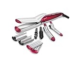 BaByliss Style Mix Multistyler 10-in-1 Locken, Glätten, Kreppen, Deep Waves Aufsätze zum Wechseln MS22E, Rot, 1 Stück (1er Pack)