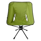 Klappbarer Strand-Angelstuhl, tragbarer Drehhocker für Camping, Picknick und Grillen, leicht und einfach zu tragen