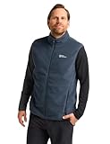 Jack Wolfskin Herren WALDSTEIG FZ Vest M Weste, Midnight Sky, L