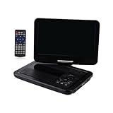 Greethga 2500mAh Player Tragbarer DVD-Player 10 Zoll Multifunktions CD-Player EU-Stecker