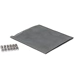 Windhager Lichtschachtabdeckung Gewebe aus Fiberglas inkl. Befestigungsklammern, Kellerschachtschutz, Schutzgitter für Kellerschacht, 60 x 135 cm, 03658, Anthrazit