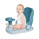 Baby-Badewannensitz, zusammenklappbarer Ständer, Baby-Badewanne mit starker Saugkraft, Baby-Badewannenstütze, niedlicher Kleinkind-Duschsitz, tragbarer Baby-Badezimmerstuhl, rutschfester Badesessel