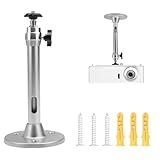 EXIN DEHCEN Deckenhalterung Beamer 18cm, Universelle Aluminium Beamerhalterung 360° Drehbar, Wandhalterung Beamer Mini Beamer Halterung für Mini Projektor,Digitalkamera,Camcorder,üBerwachungsgeräte
