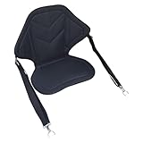 Generisch Kajaksitze Mit Rückenlehne, Kanu Sitz, Klappbarer Einstellbarer Sitz Mit Rückenstütze Für Paddelboard Angeln Kanufahren