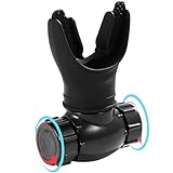 Moorstdel Breathing Trainer, lungentrainer atemtrainer, Atemtrainer für die Lunge, Widerstand einstellbar, Tiefenatmungstrainer & Lungentrainer, Leicht zu reinigen, Doppelventilsystem