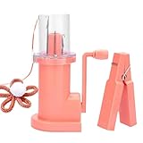 Mini Strickmaschine, Strickliesel Erwachsene Maschine, Handstrickmaschine Für Erwachsene, Strickmühle Mit Kurbel Für Socken Schmuck Armbänder diys Handmade Für Anfänger, Kompakt (14×9×6 Cm)