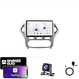 9-Zoll-Autoradio mit Android 14 for Ford Mondeo 2007–2010 | Kabelloses CarPlay und Android Auto | Plug & Play-GPS | Kostenlose Rückfahrkamera | Behält Lenkradsteuerung und Klimaanlage bei(T5 8 Core 4G