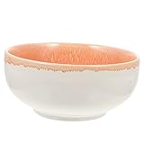 Mikinona Keramik Suppenschüssel Schüsseln Große Schüssel Haushalts Lebensmittelschüssel Abendessen Servierschüssel Große Suppenschüssel Abendessen Suppenschüssel Wiederverwendbare