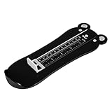 COMPUKAS Fußmessgerät Jahre Präzises Kinderschuhgrößen Messgerät Einfach Ablesbares Maßband Glattes Sicheres Messwerkzeug für Junge Mädchen und Kleinkinder Fußlängen Messgerät