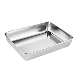 1/2 Pc Backformen - Edelstahl Lasagne Pfanne, Lunch Container Bräter Backform | Kuchenformen, Aufbewahrungsform Für Frische Lebensmittel, Saffe Nudel Backform, Ofen-Backformen Zum Backen Zu Hause