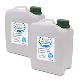 Pura Active Desinfektionsmittel alkoholfrei 2×2,5L – für Hände, Haut & Flächen – basisches Hygienespray für Haushalt & Familie – geruchsneutralisierend, ohne Zusatzstoffe - Made in Germany