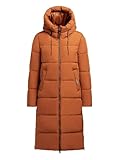 KHUJO Miri Damen Wintermantel Steppmantel Mantel Winterjacke Coat (DE/NL/SE/PL, Alphanumerisch, XS, Regular, Regular, Bronze)