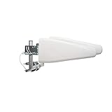 PremiumX LTE-Antenne Outdoor 3G 4G - 800-1800 - 2600 MHz - LTE MiMo Duo-Richtantenne 10m Kabel - Hotspot Mobilfunk Vodafone Telekom Modem Router WLAN Außenantenne bis 12 dBi inkl. U-Mastausleger