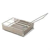 Tragbarer Outdoor Camping Brottoaster Faltbarer Edelstahl Toaster