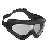 PEPLAYTAL Winddichte Motorradbrille mit Verstärktem Grauem Komfortable Schutzbrille für Outdoor Sport Vielseitig Einsetzbar als Fahrrad und Skibrille für Herren und Damen