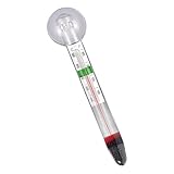 Mihauuke Wasserthermometer - Digitale Aquarienthermometer | Funk Thermometer Klar Ablesbar Für Innen- und Außenbereich Reptilien Süßwasser