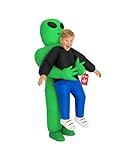 Morph Alien Kostüm Kinder, Karneval Kostüm Alien, Aufblasbares Kostum Kinder, Karneval Kostum Aufblasbar, Faschingskostüme Kind Junge & Mädchen