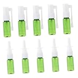 WRITWAA 10Stücke Nachfüllbare Nasenspray Flaschen Praktische Pet Zerstäuber Mit Ergonomischem Design Für Einfache Anwendung Und Nutzung Für Reisen