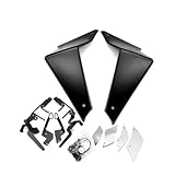 Für MT-09 SP Für MT09 Für MT 09 2021 2022 2023 Motorrad Sport Downforce Seite Spoiler Aerodynamische Wind Flügel Deflektor Wing Spoiler(Color2)