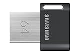 Samsung FIT Plus USB-Stick Typ-A, 64 GB, 300 MB/s Lesen, 30 MB/s Schreiben, kompakter USB 3.1 Speicherstick mit Schlüsselring, Gray, MUF-64AB/APC