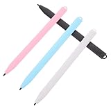 MOLUCKFU 4 Stück Teiliges LCD Writing Tablet Stift Set Ersatz Stylus Pen für Digitale Schreibtafeln Präziser Eingabestift mit Komfortablem Griff Kompatibel mit Meisten LCD Writing Boards