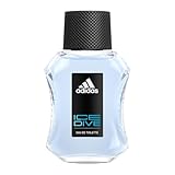 adidas Ice Dive Eau de Toilette, langanhaltender Herren-Duft mit belebender Zitrusnote und aromatischem Patschuli, 50 ml