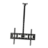 Decken-TV-Halterung – TV-Wandhalterung, Decken-TV-Halterung, voll beweglich, 360 Grad drehbar, neigbar und schwenkbar, passend für 40–80 Zoll große LED-Bildschirme, um 90 ° herunterklappbare