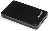 Intenso Memory Case 500 GB Externe Festplatte (6,35 cm (2,5 Zoll) 5400 U/min, 8 MB Cache, USB 3.2) schwarz