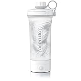 Arendo - Eiweiß Shaker elektrisch 700ml – Protein Shaker mit Akku - BPA frei – Drink Mixer to Go – Premium Eiweißshaker – spülmaschinengeeignet - für Yoga Fitness Sport