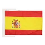 AZ FLAG - Flagge Spanien - 45x30 cm Mit Kordel - Spanische Fahne 30 x 45 cm - Flaggen
