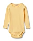 Wheat Mädchen Rib Body Strampler Langarm Regitze GOTS Zertifiziert