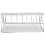 Holibanna Küchen Spüle Organizer Multifunktionales Abtropfgestell für Schwämme und Küchentücher Stabiler Küchenutensilienhalter für Waschbecken und Einfache