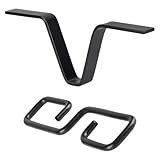 Namvo Regenkettenclip für Dachrinnenadapter, V-Stil, Kupfer-Regenspiel, Fallrohrhalter, Verbindungshaken, Regenkette, Wasserumleiter, Zubehör