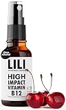 High Impact Vitamin B12 Spray - liposomales Liquid mit 500 µg pro Sprühstoß (bioaktiv + hochdosiert) | 160 Sprühstöße | vegan, alkoholfrei & zuckerfrei