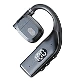 Wpsagek umfassende hörer, Über-kabellose In-Ear-Kopfhörer, Schweißfest mit Display und Geräuschreduzierung für Schwimmen, Motorrad und Fitnessstudio