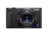 Sony ZV-1 Kompaktkamera (Premium 1'-Sensor, 24-70mm F1.8-2.8 ZEISS Objektiv, 4K Video, Augen-Autofokus, neigbares Display – ideal für Fotos, Vlogs, YouTube & Content Creation)