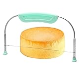 HENGBIRD Tortenschneider, Tortenbodenschneider, Tortenschaber zum Schneiden Tortenbodens in Schichten TortensäGe Draht Tortenteiler Edelstahl Kuchenschneider mit Höhenverstellbarem Tortenbodenteiler