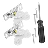 UKCOCO Rv Schiebetür Laufrollen Teilig mit Schraubendreher und Schrauben Langlebige Gleitrollen für Wohnmobil und Camper Stabiler Türmechanismus Ersatz Geeignet für Schiebetüren in