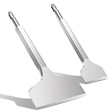 Fliesenmeißel, Lytool 2 tlg. Flachmeißel SDS Plus 280 x 100 mm | 250 x 40 mm, SDS Plus Meißel Breit breitmeißel für Fliesen, Fliesenkleber, Beton, Naturstein, Mauerwerk usw. entfernen