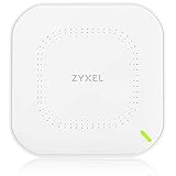Zyxel WiFi 6 AX1800 Wireless Access Point | 1,77 Gbit/s | Verwaltbar über Nebula APP/Cloud oder Standalone | bis zu 4 Separate WLAN-Netzwerke | PoE | Netzteil Inklusive [NWA50AX]