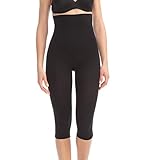 FarmaCell 123 (Schwarz, M/L) Massierende reduzierende Miederhose Hohe Taille unter dem Knie