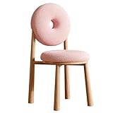 Esszimmerstühle Polsterstühle Küchenstühle mit Metallbeinen, Armloser Schminkstuhl für Esszimmer und Gästeempfang