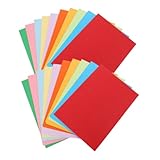 FUNOMOCYA 100 Blatt Farbiges Papier: Mehrzweck-druckerpapier Für Bürodrucker, Doppelseitig Und Origami-blätter Im A4-format Falten, Basteln Und Für Kunstprojekte
