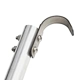 Treppen-Zugstangen-System-Kit für Dachbodenleitern – Verlängerungsstange aus 304 Edelstahl mit Aufbewahrungshaken, bis zu 101,6 cm, platzsparende und sichere Schraubmontage