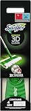Swiffer Bodenwischer 3D Clean Trockene & Feuchte Bodentücher Starter-Kit Zur Reinigung Von Hartholz Und Böden, Darin Enthalten: 1 Stab, 4 Trockene Bodentücher, 2 Feuchte Bodentücher