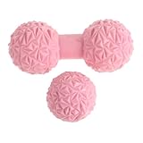 Yardwe 1 Satz Massageball Mit Mauerwerkskugel Nackenmassagegerät Ball Zum Massieren Kleiner Massageball Massagebälle Praktischer Massageball Muskelmassagegerät Massagekugel Trp Rosa