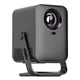 Kompakter Android 13 Beamer mit WLAN & Bluetooth – Full HD Unterstützung, 300' Projektion, Autofokus, HiFi-Sound, Netflix & Prime Video – ideal für Heimkino, Gaming & unterwegs