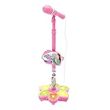 Generisch Bunte Licht-Singmaschine – kabelloses Kinder-Karaoke-Mikrofon, Kinder-Karaoke-Mikrofon-Spielzeug, Lautsprecher-Mikrofone, Kinder-Mikrofone für Geburtstagsparty-Bühnen-Rollenspiele